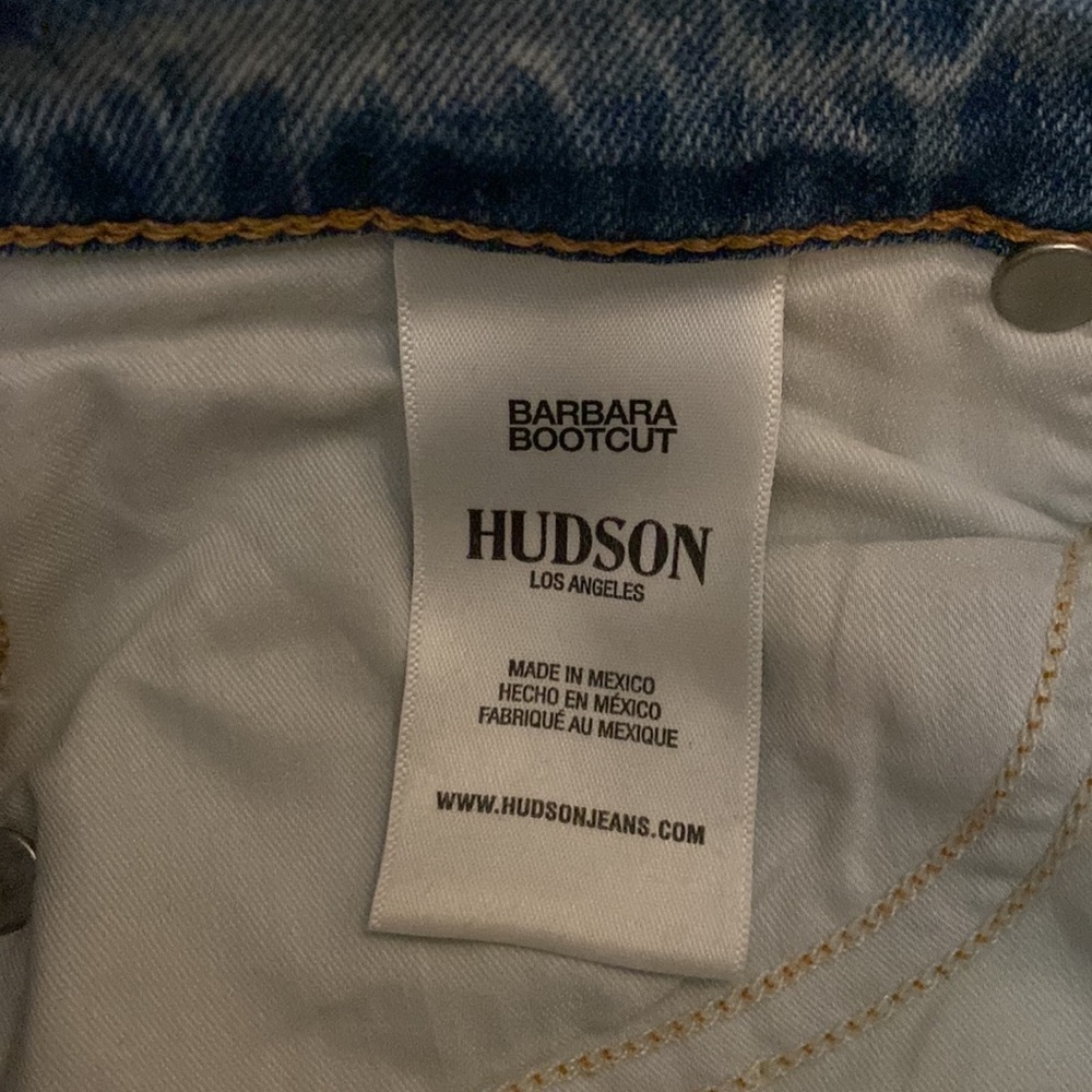 PRICE DROP 💣 HUDSON JEANS 25” Barbara skinny, high waist, bootcut crop. NWT - Picture 6 of 6